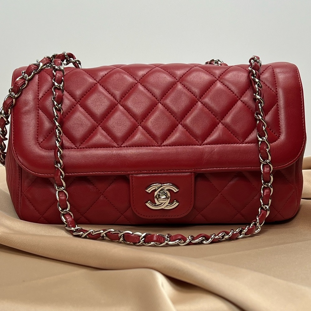 RARE CHANEL Mixed Quilting Single Flap bag